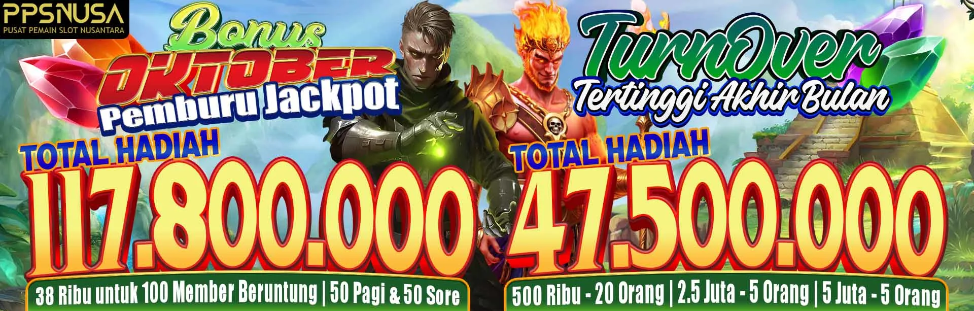 BONUS OKTOBER PEMBURU JACKPOT