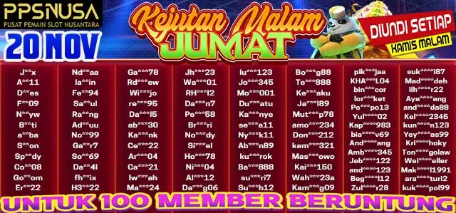 PEMENANG BONUS UNDIAN MALAM JUMAT