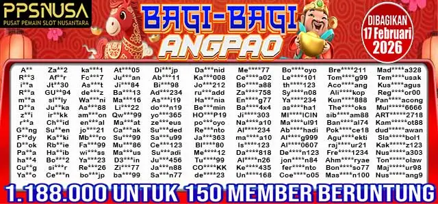 PEMENANG BAGI BAGI ANGPAO dari PPSNUSAA