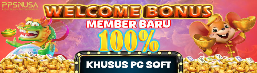 WELCOME BONUS PG SOFT 100% 