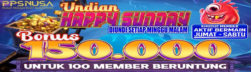 BONUS UNDIAN HAPPY SUNDAY