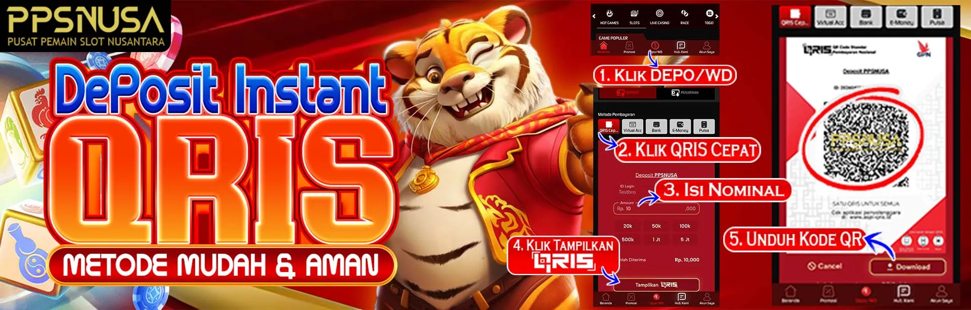 DEPOSIT QRIS INSTANT