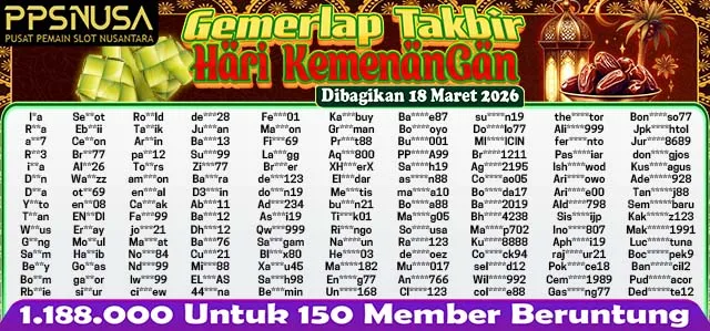 PEMENANG GEMERLAP TAKBIR HARI KEMENANGAN PPSNUSA