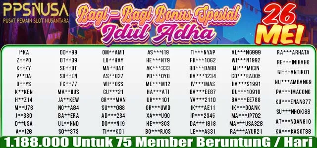 BONUS IDUL ADHA 26 Mei 2026 dari PPSNUSA				